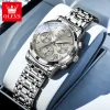 OLEVS 2858 Watch For Women-Silver Gray