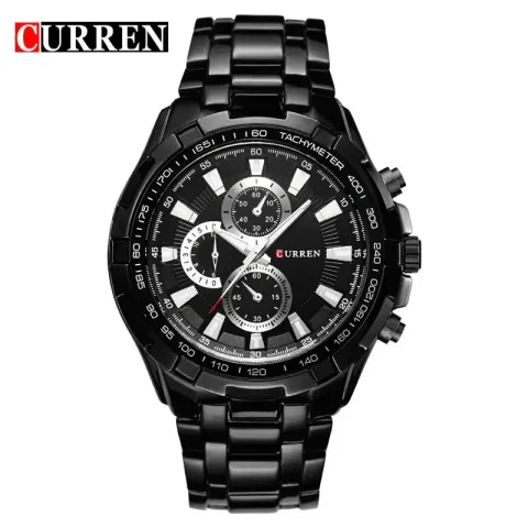 CURREN 8023 Watch for Men - Black