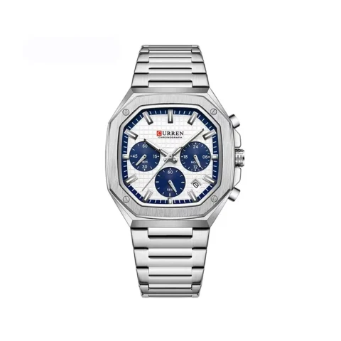 CURREN 8459 Men's Watch - Silver White