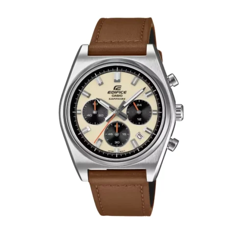 Casio Edifice EFB-730L-7AV Motorsports Chronograph Leather Men's Watch
