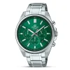Home With AJAX Casio Edifice Green Dial Chronograph Men's Watch EFV-650D-3AVUDF