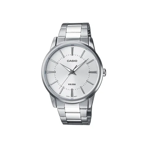 Casio MTP-1303D-7AVDF Men's White Dial Stainless Steel Watch