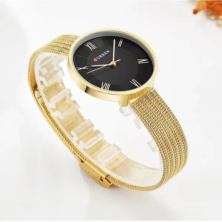 Curren 9020 Watch For Women-Gold Black3 Curren 9020 Watch For Women-Gold Black