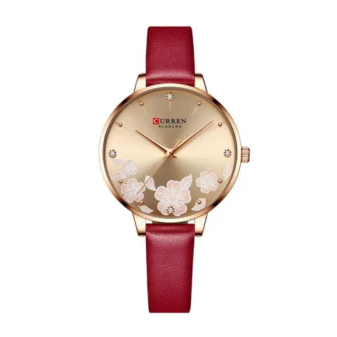 Curren 9068 Watch For Women-Red