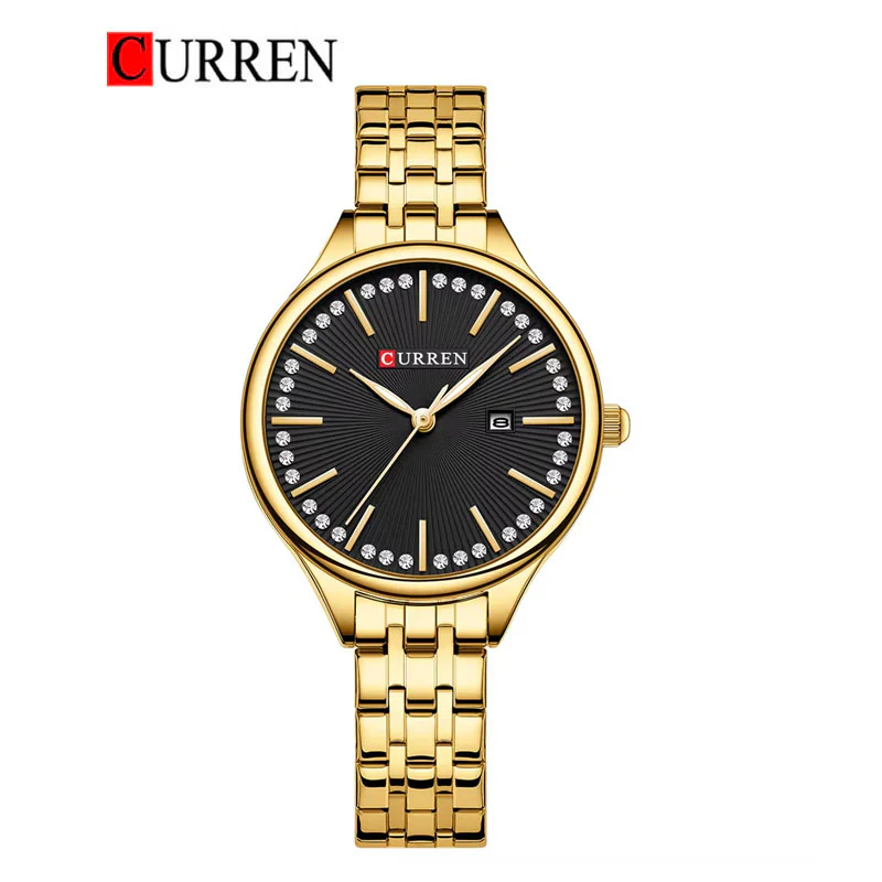 Curren 9099 Watch For Women - Gold Black Curren 9099 Watch For Women - Gold Black