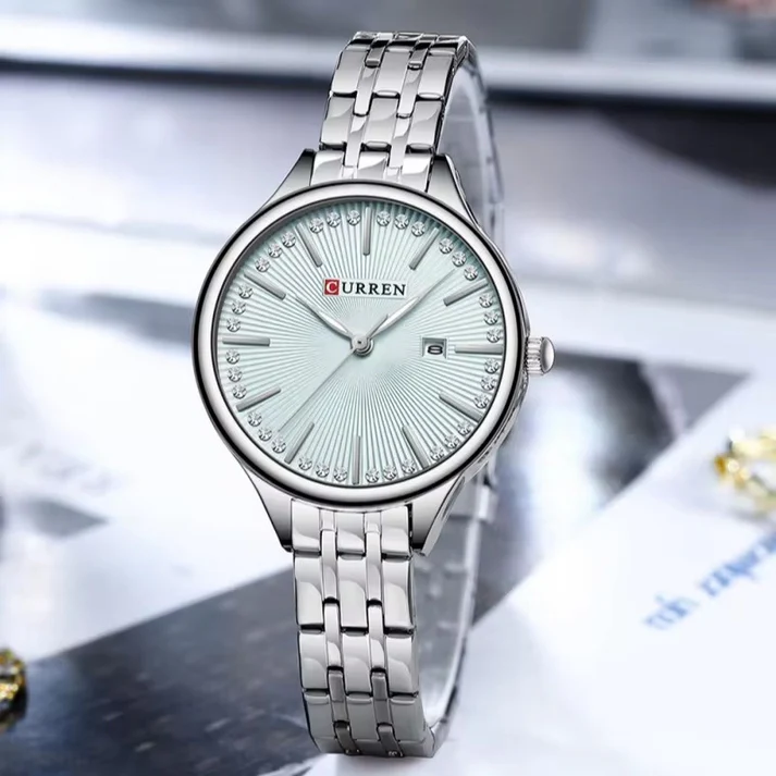 Curren 9099 Watch For Women - Silver 3 Curren 9099 Watch For Women - Silver
