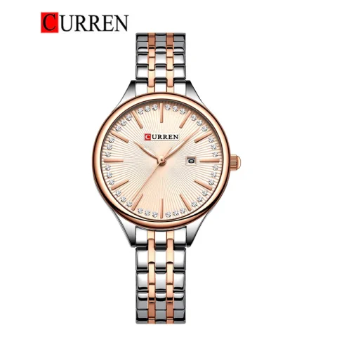 Curren 9099 Watch For Women - Silver Rose