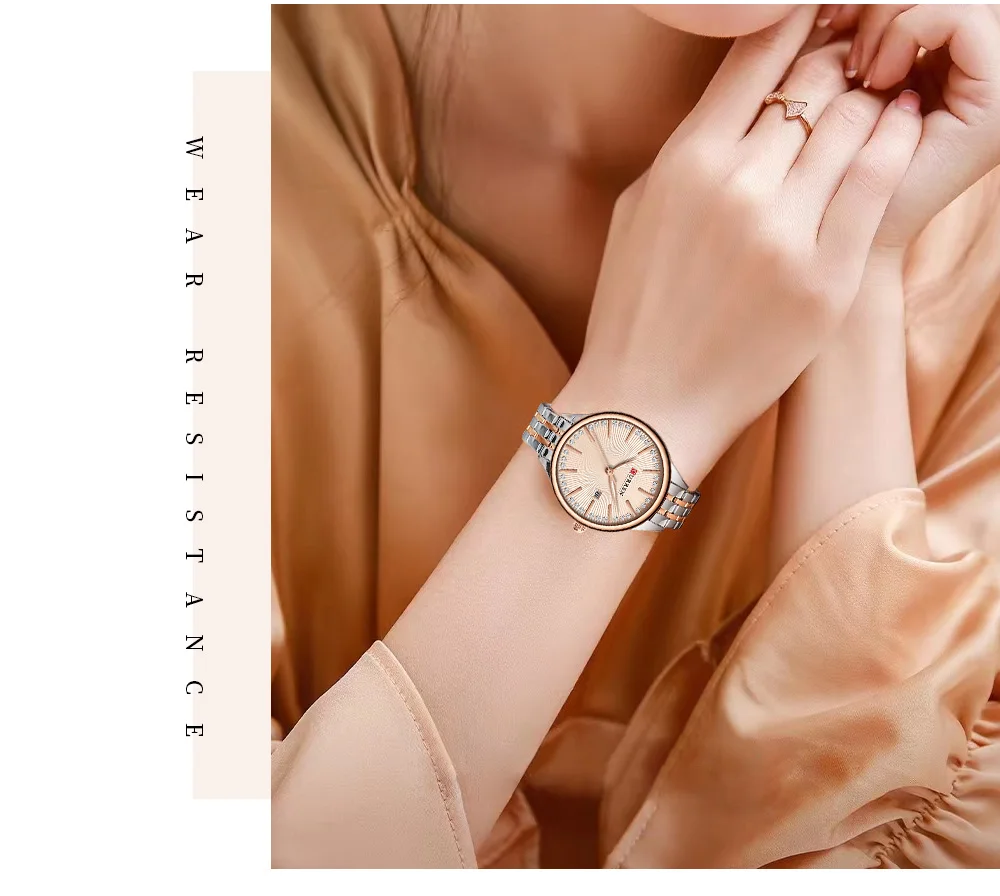 Curren 9099 Watch For Women - Silver Rose3 Curren 9099 Watch For Women - Silver Rose