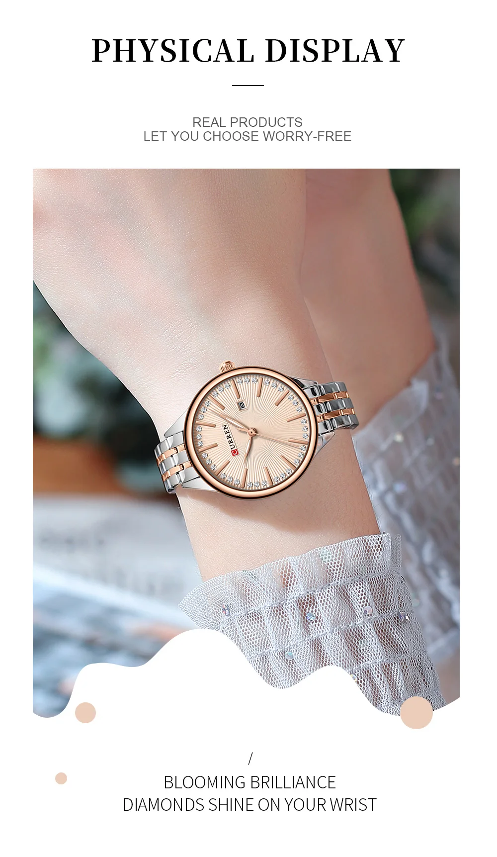 Curren 9099 Watch For Women - Silver Rose7 Curren 9099 Watch For Women - Silver Rose