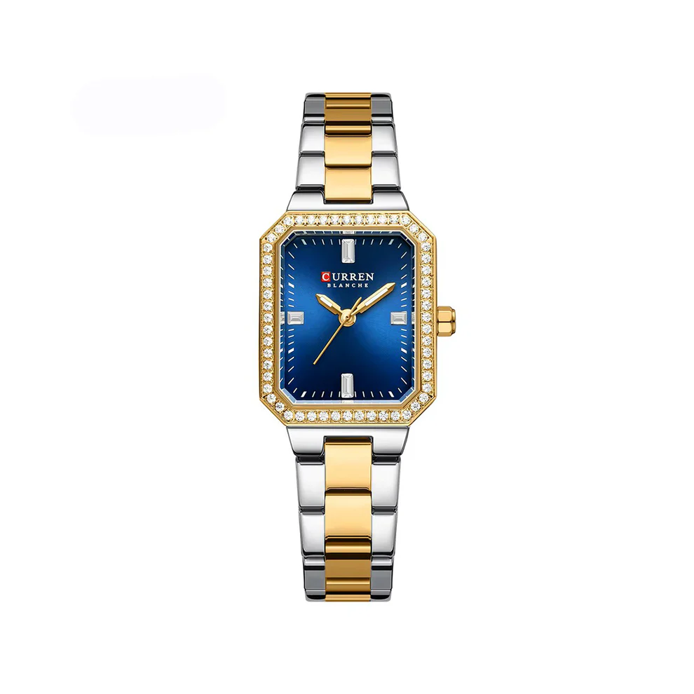 Curren 9102 Watch For Women - Silver Gold Blue Curren 9102 Watch For Women - Silver Gold Blue11