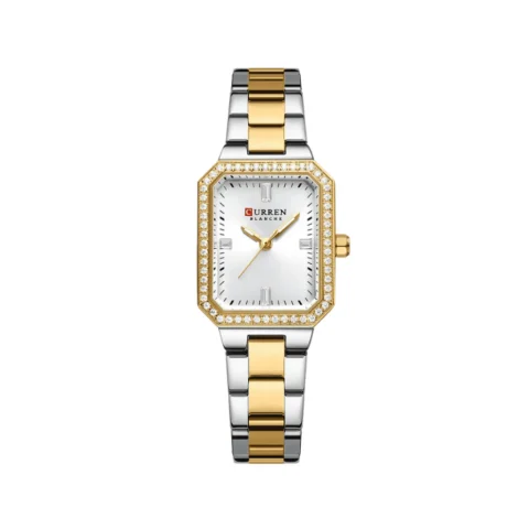Curren 9102 Watch For Women - Silver Gold White