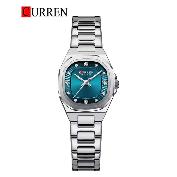 Curren 9104 Watch For Women - Silver Blue Curren 9104 Watch For Women - Silver Blue