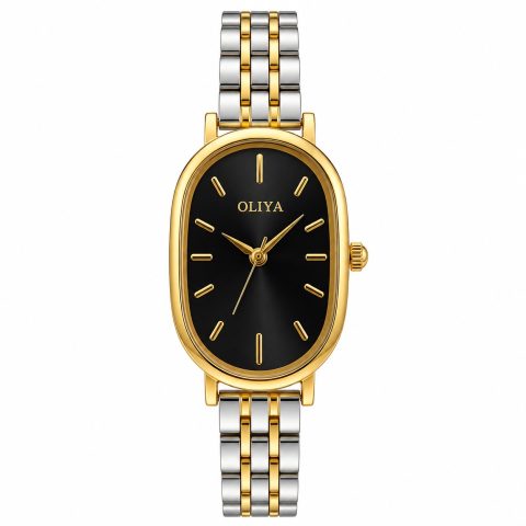 OLIYA 2034 Watch For Women - Silver Black