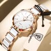 POEDAGAR 505 Luxury Quality Women’s Quartz Watch – RoseGold White