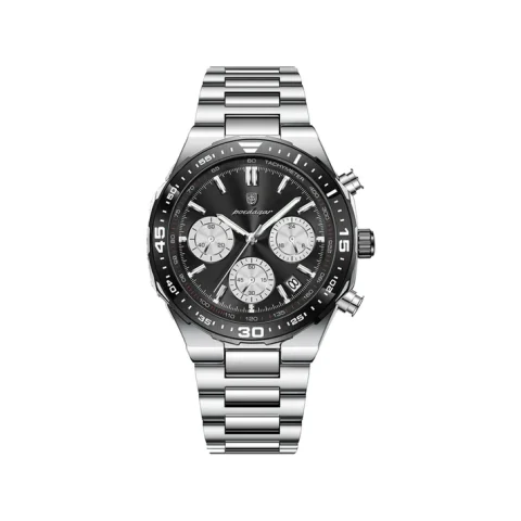 POEDAGAR 697 Men’s Chronograph Watch - Black