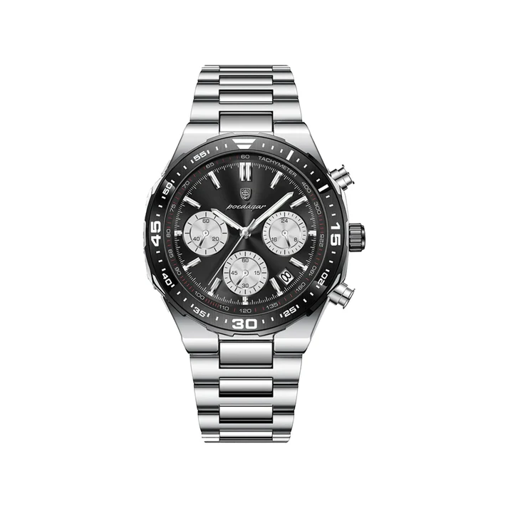 POEDAGAR 697 Men’s Chronograph Watch - Black POEDAGAR 697 Men’s Chronograph Watch - Black