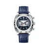 Poedagar 838  Leather Strap Watch for Men - Blue