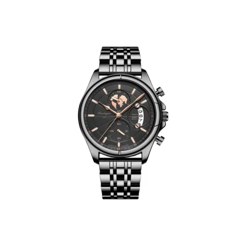 Poedagar 802 Watch for Men - Full Black