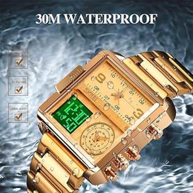 SKMEI_1584_Luxury_Japan_Digital_Movement-SKMEI-3b311-524417 SKMEI 1584 Japan Movement Watch for Men - Golden