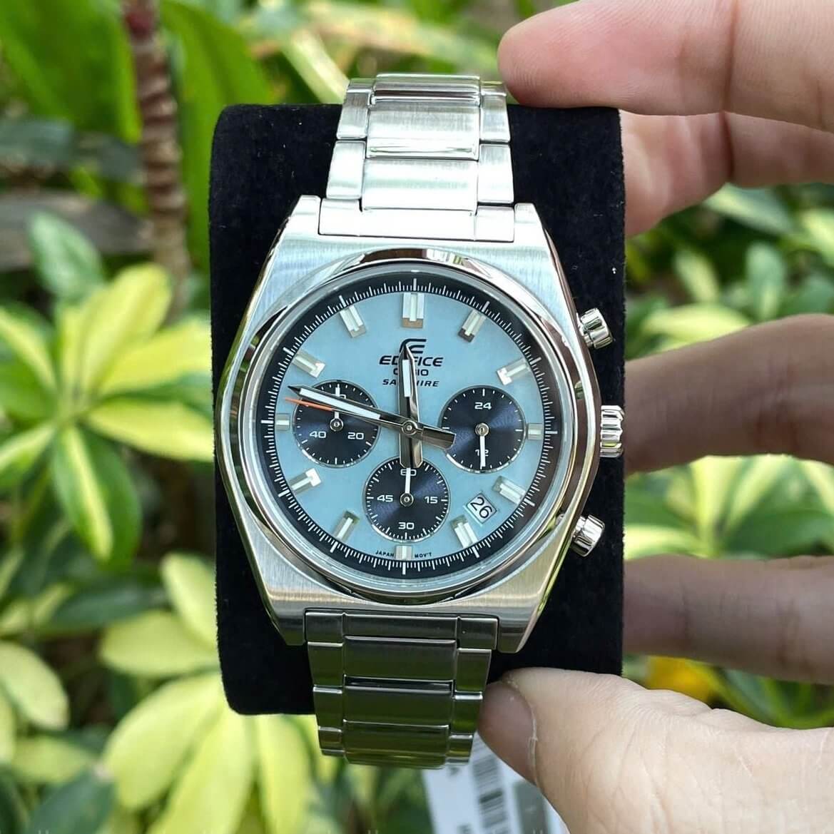 WW3146 Casio Edifice Sapphire Chronograph Chain Watch EFB-730D-2BVUDF 1 WW3146 Casio Edifice Sapphire Chronograph Chain Watch EFB-730D-2BVUDF
