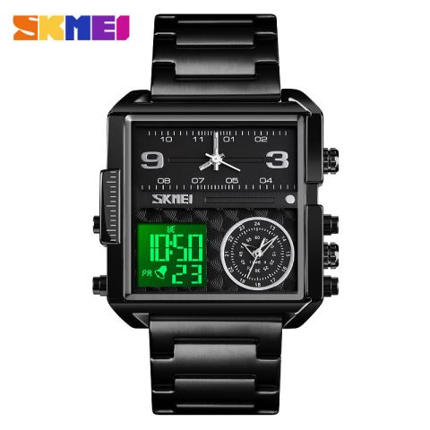 SKMEI 1584 Japan Movement Watch for Men - Black